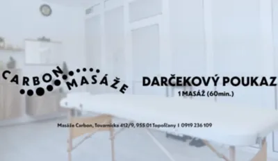 DARČEKOVÝ POUKAZ NA MASÁŽ
